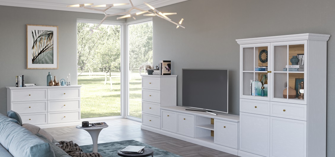 System Lucca opal white